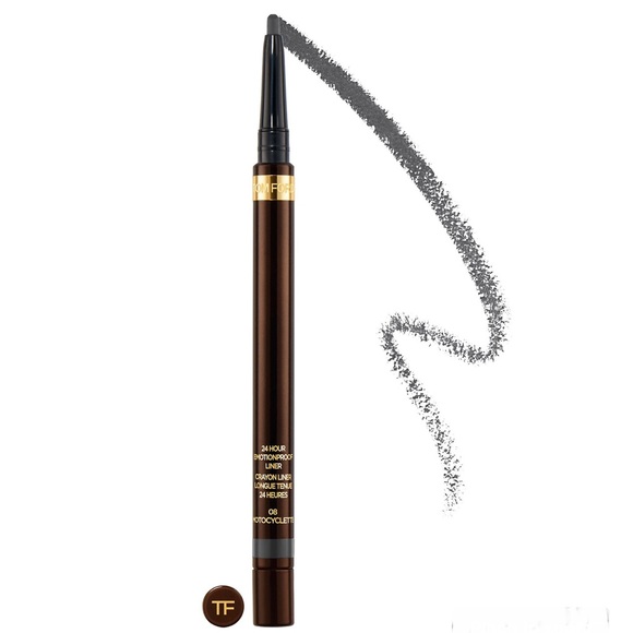 TOM FORD NEW Emotionproof Eye Liner Mechanic Pencil Sharpener Discotheque Silver - Picture 4 of 15